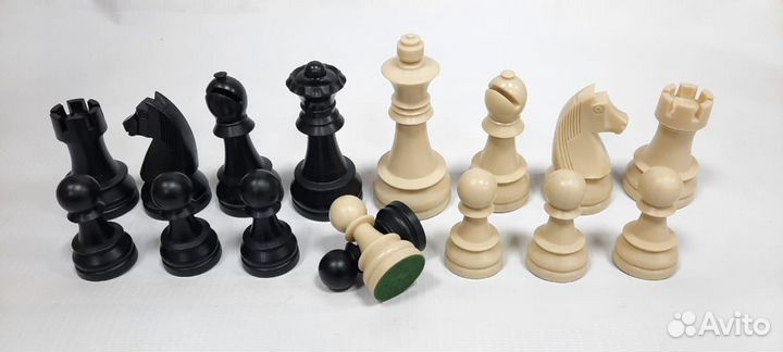 Шахматы из ABS-пластика с утяжелит. с доской 47 см