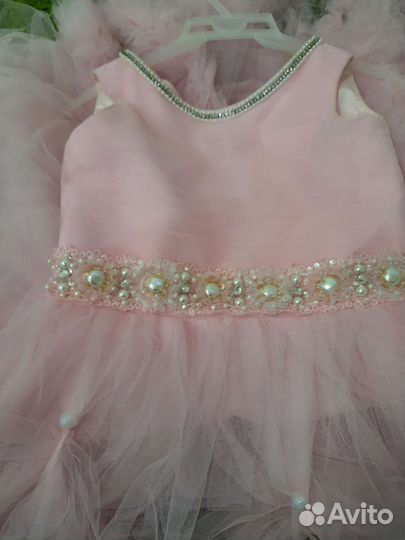 Нарядное платье для девочки Облако