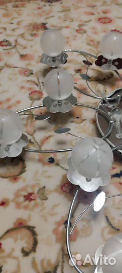 Люстра потолочная светодиодная с пультом G4