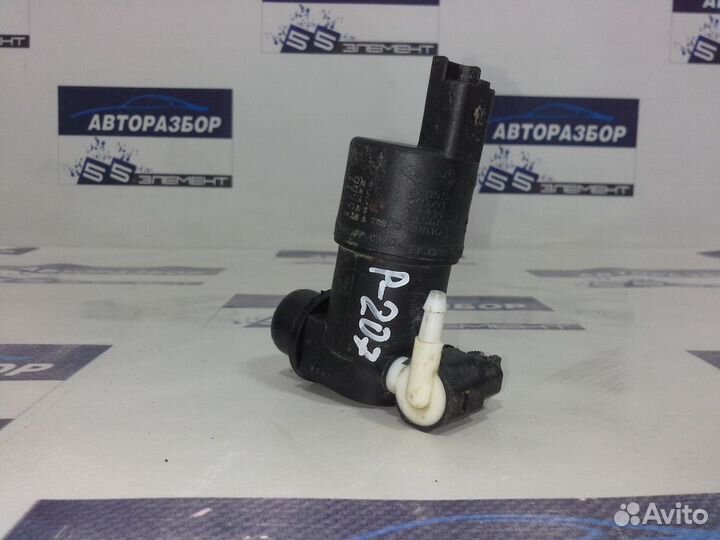 Моторчик омывателя лобового стекла Peugeot 207