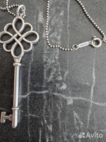 Подвеска ключ с цепочкой Tiffany