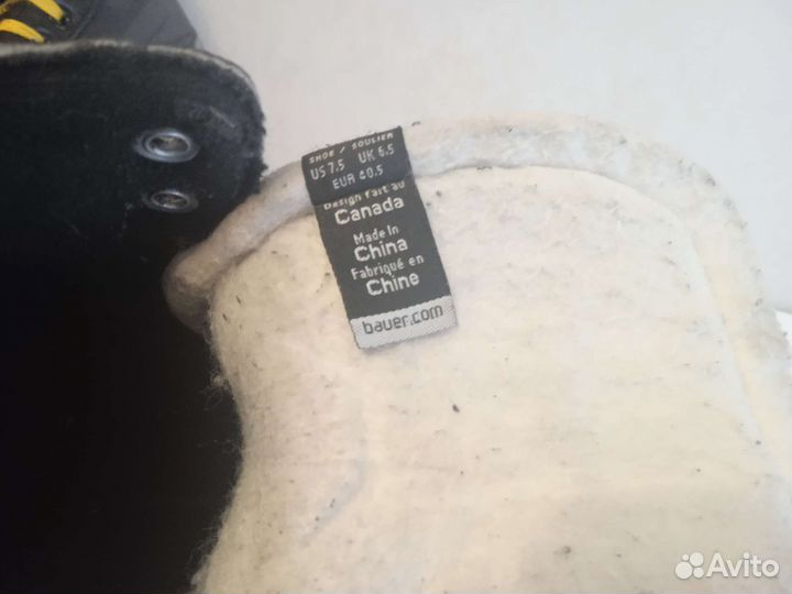 Коньки bauer supreme pro размер 6