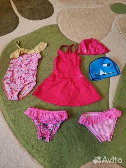 Купальник, плавки купальные, шапочки для плавания