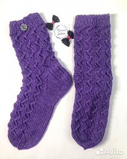 Носки вязаные