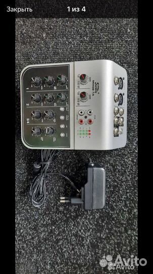 MIX02-1A Мини-микшерный пульт, Soundking