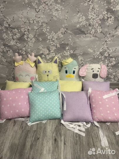 Подушки для детской кроватки