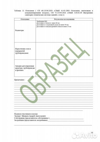 Приёмка квартир