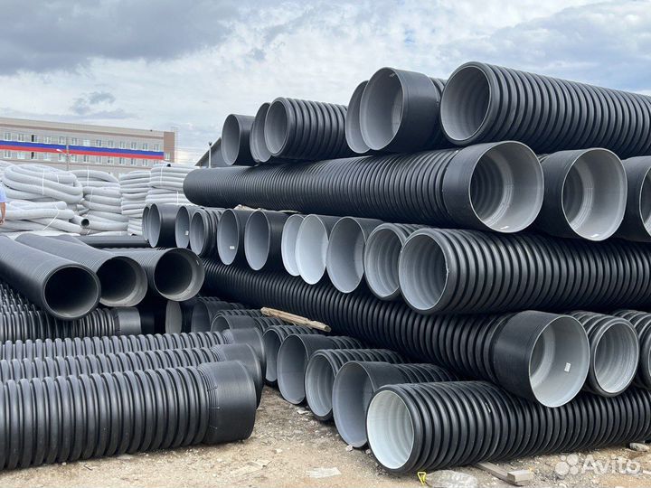 Труба гофрированная на заезд SN6-7 460/400 мм