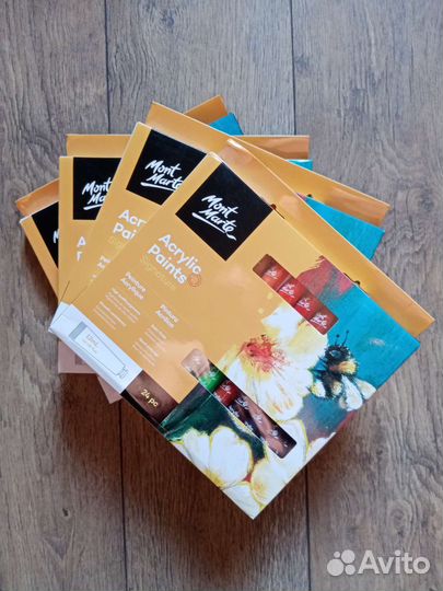 Краски художественные, акрил, гуашь, акварель