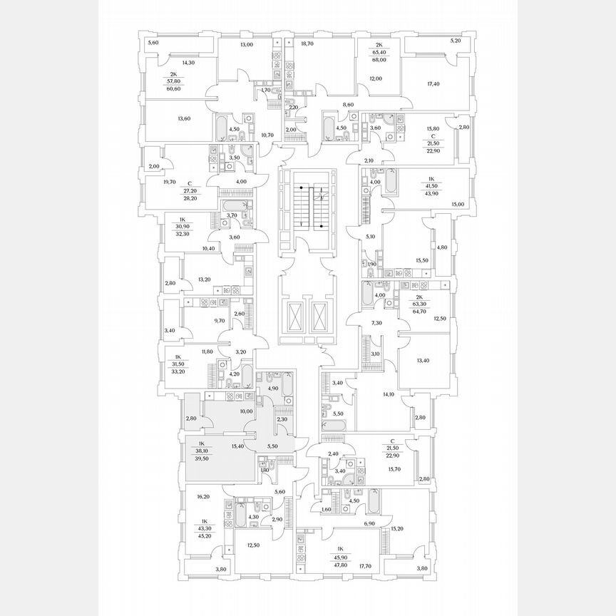 1-к. квартира, 39,5 м², 10/13 эт.