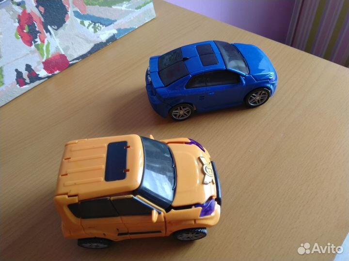 Робот-тобот трансформер из 2-х машинок