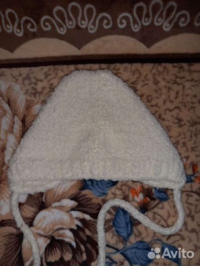 Шапка зимняя на новорождённого малыша
