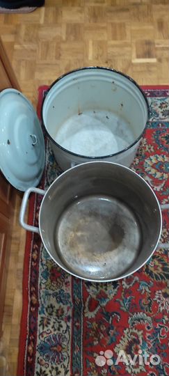 Бак алюминевый и эмалированный