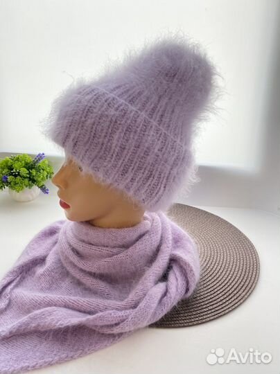 Шапка и бактус пух норки