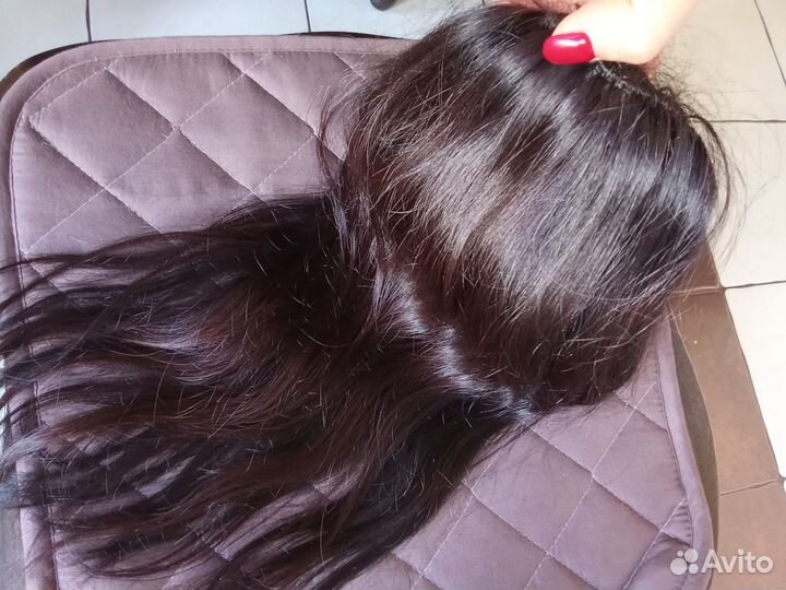 Шиньон из натуральных волос 43 см
