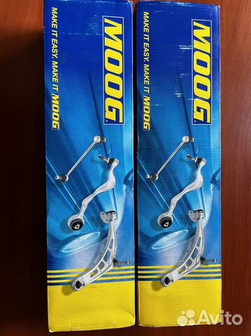 Тяга стабилизатора переднее moog hols7941