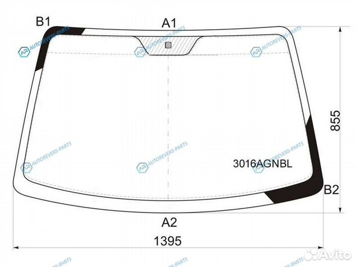 3016agnbl Стекло лобовое chevrolet lacetti daewoo