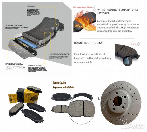 Тормозные колодки передние