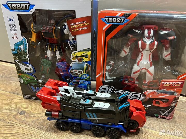 Трансформеры Tobot Alpha Magma Hasbro Оригинал