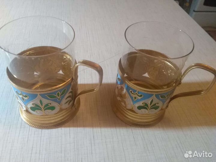 Стакан с подстаканником