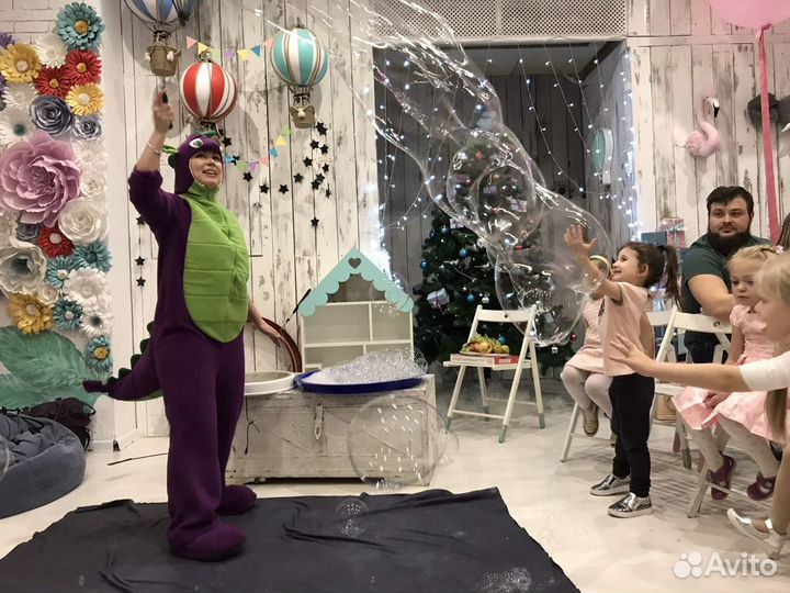 Шоу мыльных пузырей