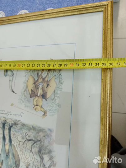 Посторы в рамках под стеклом