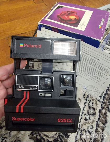 Фотоаппарат Polaroid suреrсоlоr 635 CL. Новый