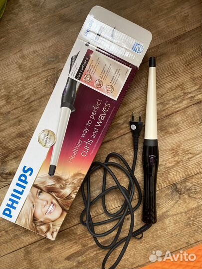 Плойка коническая philips care curlcontrol