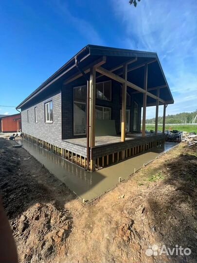 Фундамент отмостка бетонные работы Ремонт