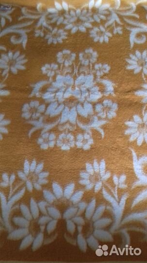 Одеяло Китай времен СССР чистошерстяное новое 1,5