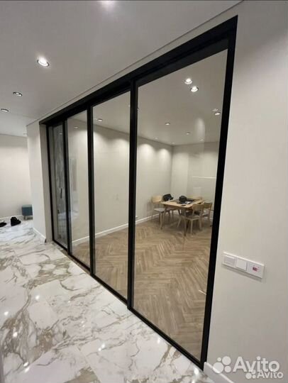 Раздвижные двери перегородки