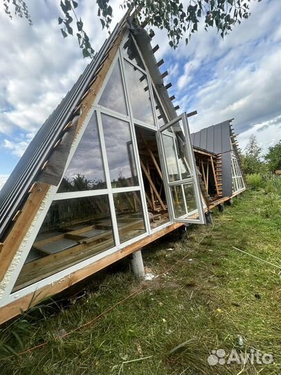 Окна пластиковые треугольные