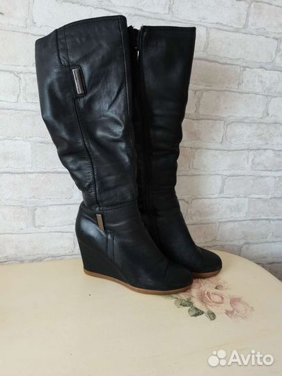 Зимние женские сапоги натуральная кожа