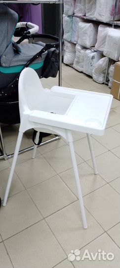 Стульчик для кормления как IKEA белый