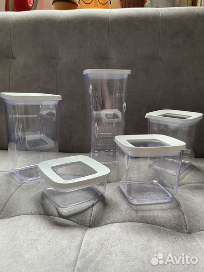 Набор из 5 контейнеров для круп