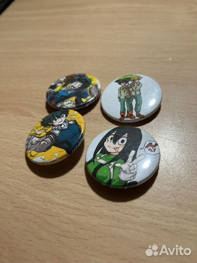 Значки с аниме