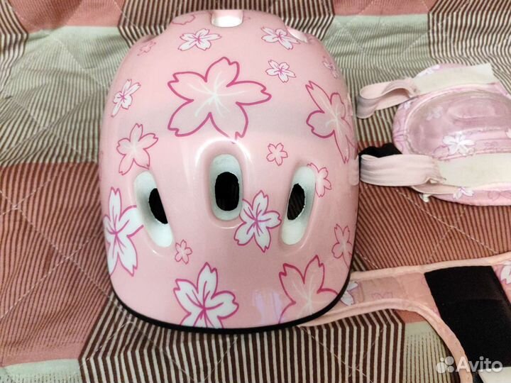 Ролики,шлем,защита,рюкзак,для девочек 34 размер