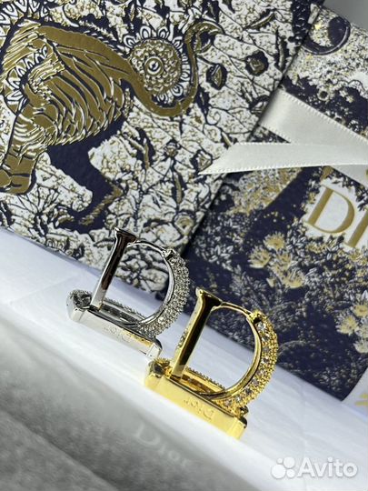 Сережки Dior