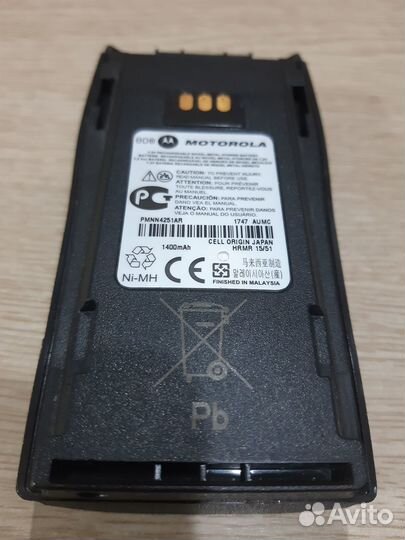 Аккумулятор motorola pmnn4251. Оригинал
