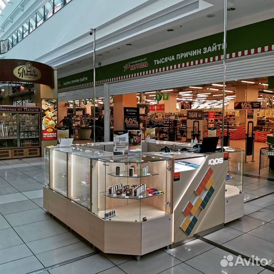 Торговый остров Табак, Тороговые островки в ТЦ