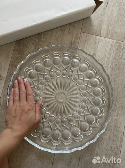 Тарелка большая для фруктов, торта