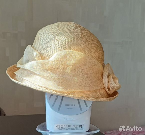 Шляпа женская соломенная натуральная