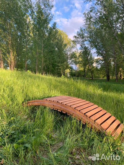 Шезлонг деревянный складной