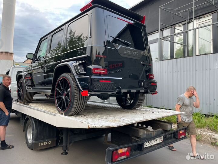 Накладка на багажник карбон Brabus G63