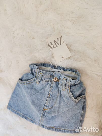 Юбка джинсовая для девочки Зара zara minnie