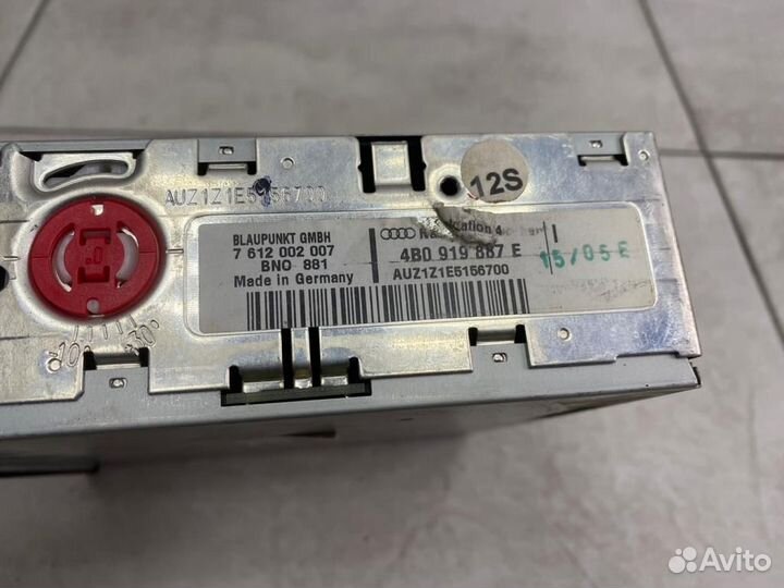 Блок управления навигацией Audi А4 B7