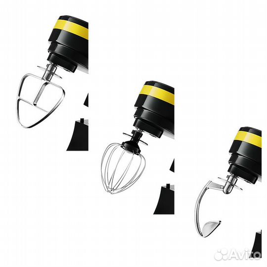 Миксер планетарный Kitfort кт-3044-3 черный желтый