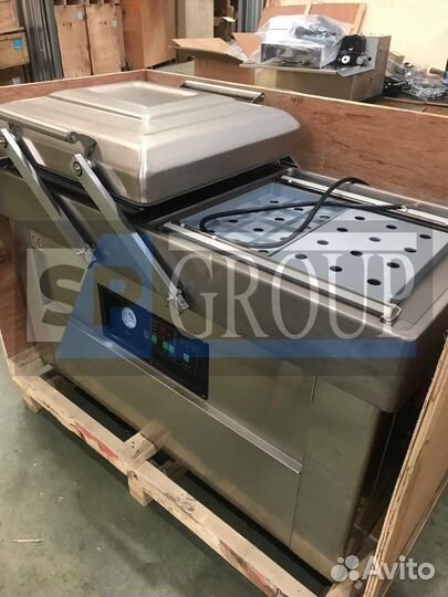 Вакуумный упаковщик DZK-500/S-G (нерж., газ)