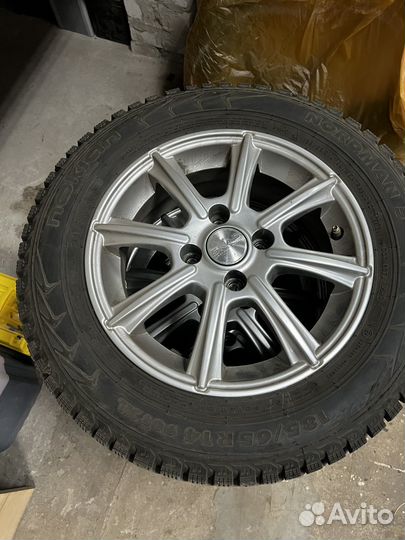 Комплект колес r14 185/65 на литых дисках