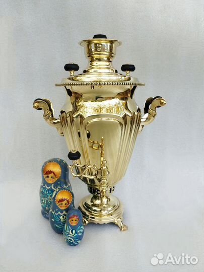 Самовар рюмка угольный тпт после реставрации